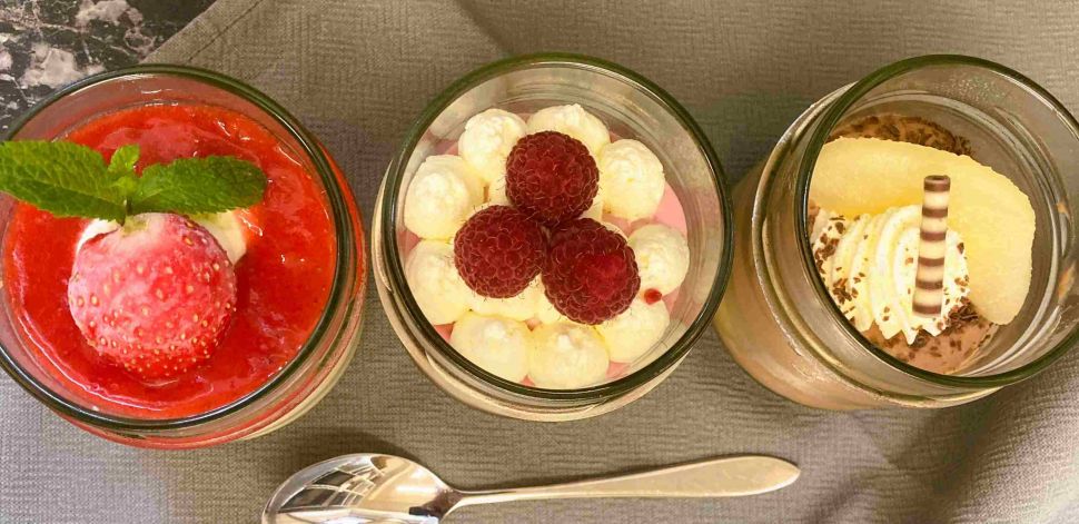 Stückdesserts (in Portionsgröße)